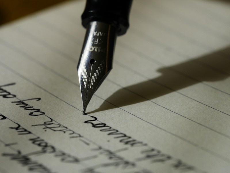 Handwritten ideas taking shape in a notebook during creative planning